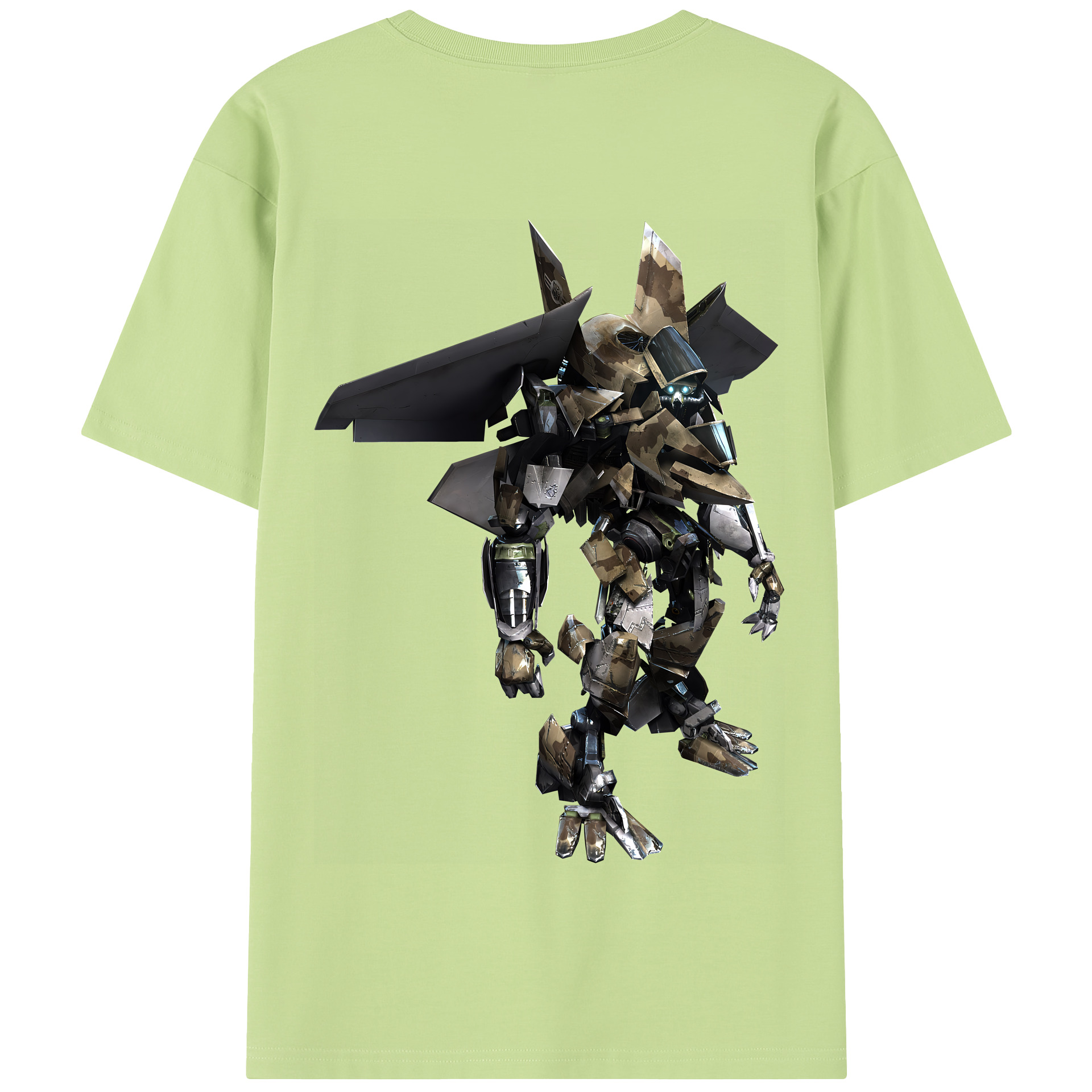 （画像用） Transformers トランスフォーマー 綿100％半袖Tシャツ（背面プリント）